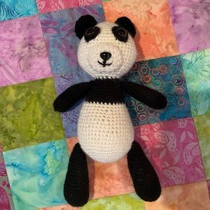 🌟Host Pick 🌟Handmade Panda Crochet Toy